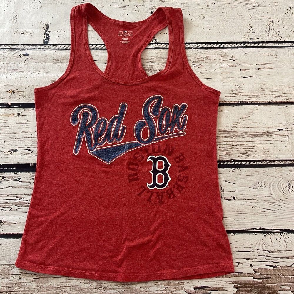 Boston Red Sox MLB Women's Tank Top Size Large Red Campus Lifestyles